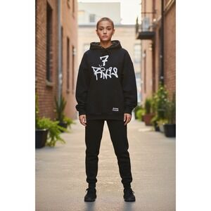 Ariana Grande 7Rings Women's Sweatshirt  Black Size Small